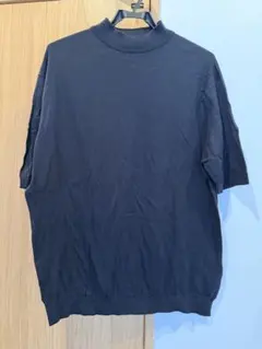 JOHN SMEDLEY : 半袖モックネックニット☆M☆ネイビー - メルカリ
