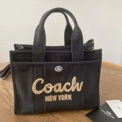 Coach カーゴ トート バッグ 20 ブラック