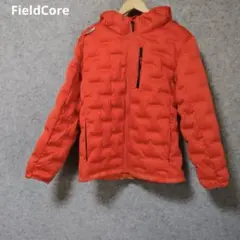 FieldCoreフード付きダウンジャケット オレンジ