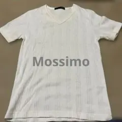 Mossimo Vネック リブ Tシャツ ホワイト