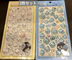 しずくちゃん　みるみるちゃん　2枚　硬化　3Dシール 立体　シール帳　海外製　B