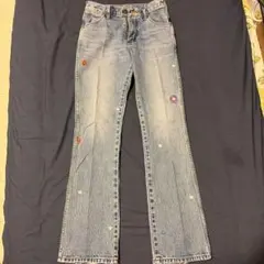 wrangler フレアデニムパンツ