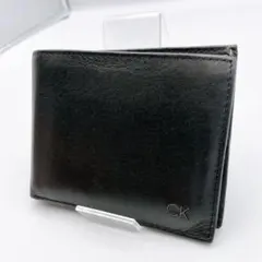 Calvin Klein ブラック 二つ折り財布 カルバンクライン メンズ 財布