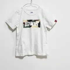 EDWIN カモフラロゴ 半袖Tシャツ トップス カットソー エドウィン 110