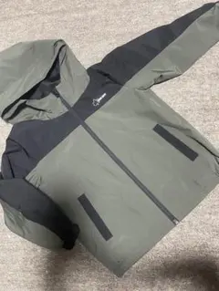 フード付きジャケット 120cm オリーブグリーン