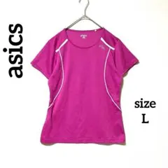 2222 アシックスasics スポーツウェア Tシャツ L レディース ピンクのサムネイル