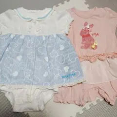 可愛い まとめ売り キスドロップ ロンパース 70くらい まとめ売り