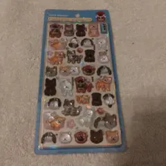 [ボンボンドロップシール]日本犬シール　和柄