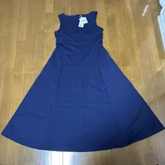 (新品未使用)ユニクロウルトラストレッチエアリズムワンピース(ノースリーブ)