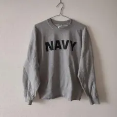 Soffe グレー トレーナー Sサイズ NAVY　ミリタリー