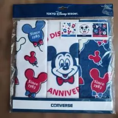 東京ディズニーリゾート 40周年 CONVERSEコラボ タオルセットのサムネイル
