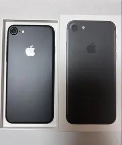 Apple iPhone 7 ブラック 本体 箱付き