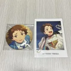 あんスタ 天満光 缶バッジ チェキ 2点セット