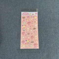 サンリオ キラフチ樹脂盛りシール　ヘイセイウサギⅡ