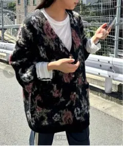 フラワー ニット