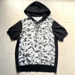 MILKBOY ミルクボーイ モルモット CAMOU パーカー 半袖 迷彩のサムネイル