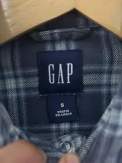 GAP ネルシャツ ネイビー系チェック