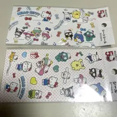 HELLO KITTY 50周年 キャラクターシール 2枚セット