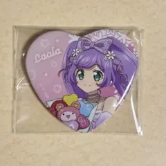 アイカツ プリパラ らぁら ガーデンパーティー 缶バッジ ハート缶バッジ