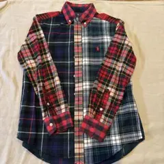 ほぼ新品　Ralph Lauren チェック柄ボタンダウンシャツ M
