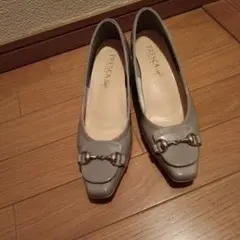 【3月31日まで】FRESCA グレー 銀座ヨシノヤ レインパンプス