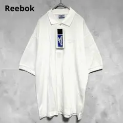 タグ付き新品✨Reebok リーボック 鹿の子 ポロシャツ ワンポイントロゴ M