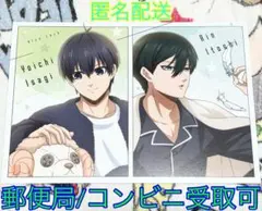 【匿名配送】タカラトミーアーツ ブルーロック 星座 A5 ポストカード 潔 凛