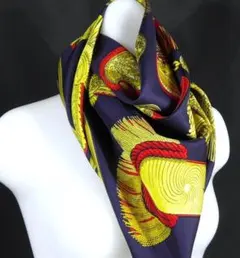 美品 エルメスHERMES 大判スカーフ カレ90 シルク100％ D440 - メルカリ