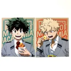 ヒロアカ 緑谷出久 爆豪勝己 セブンイレブン コラボ ステッカー ステッカー