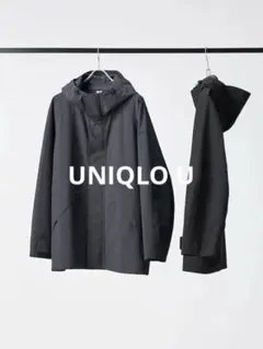 UNIQLO U ブロックテックユーティリティ パーカ M BLACK