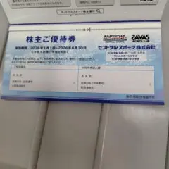 セントラルスポーツ　株主優待券3枚のサムネイル