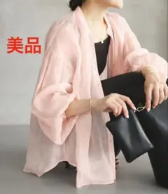 美品 SLOBE IENA ラミースキッパーシャツ リネンシャツ スローブイエナ