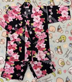 レディース　甚平　フリーサイズ