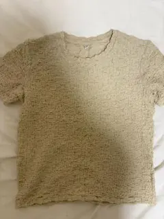 UNIQLO ベージュ 半袖 Tシャツ M