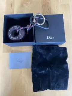 Dior キーホルダー キーリング ストラップ アクセサリー ブラック 新品