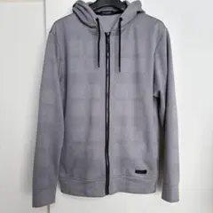 美品　BLACK LABEL クレストブリッジパーカー　ジップ　M　グレー