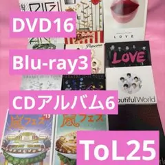 全初回限定版】嵐 DVD 7点 CD 13点 Loveツアーパンフまとめ売り - メルカリ