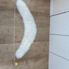 成人式 振袖 ファー(羽、ラメ入り)白色