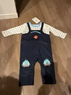 ハンギョドン　サンリオ　はぴだんぶいサロペットロンパース 70-80