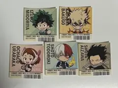 ヒロアカ　ステッカー　緑谷出久　爆豪勝己　麗日お茶子　轟焦凍　相澤消太