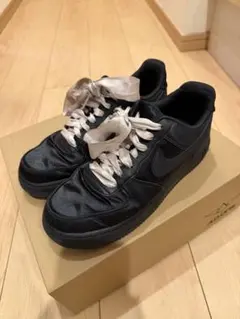 Nike Air Force 1 ブラック サテン 25cm