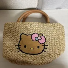 日焼けキティ かごバッグ