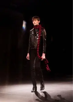 SAINT LAURENT PARIS 16awマフラー　エディ期 正規美品 16AW SAINT LAURENT PARIS サンローラン パリ Hedi Slimane