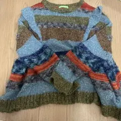 FRAPBOIS マルチカラー ニットセーター