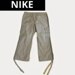 NIKE ナイキ　クロップド丈　カーゴ風パンツ　カーキ　S