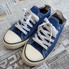 青いスニーカー♡ Mサイズ　23.5cm