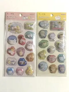 ちいかわポップデコパーティーわたあめカ プセルシール2種セット