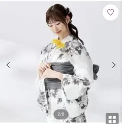 ◇大人ゆかた◇品ある向日葵（ひまわり）黒紺浴衣◇どなたでもお似合い
