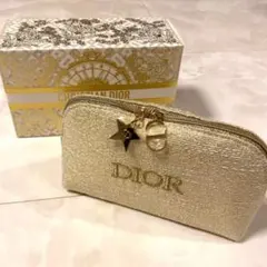 DIOR ゴールドポーチ