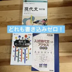 現代文 参考書セット